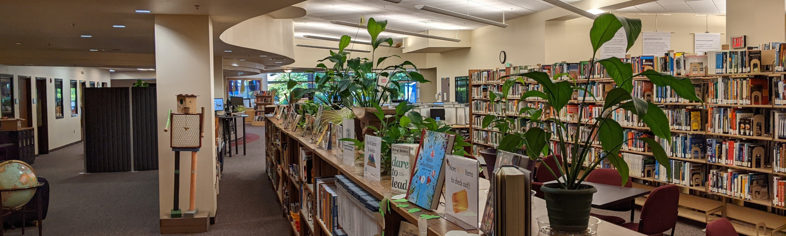 Image of LBCC Library interior